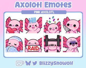 Axolotl Emotes