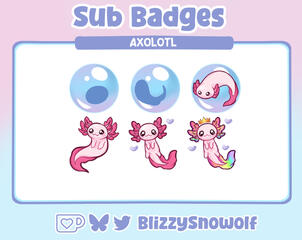 Axolotl Badges Axolotl Badges